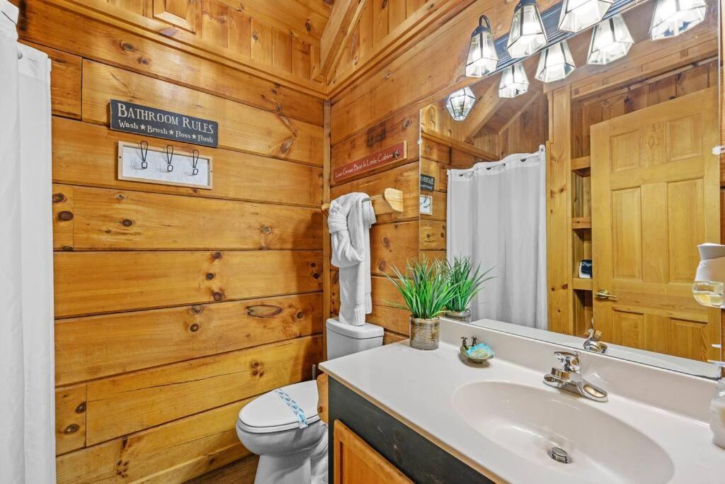 Do Not Disturb - Pigeon Forge Smoky Mountain Studio Cabin, Hot Tub, Fireplace Exterior foto