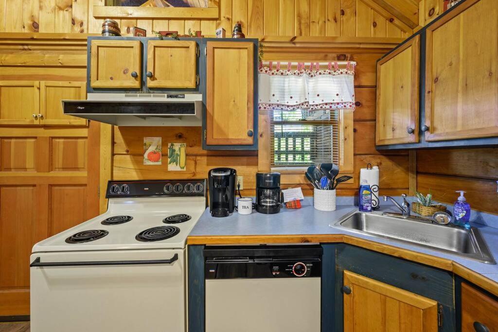 Do Not Disturb - Pigeon Forge Smoky Mountain Studio Cabin, Hot Tub, Fireplace Exterior foto